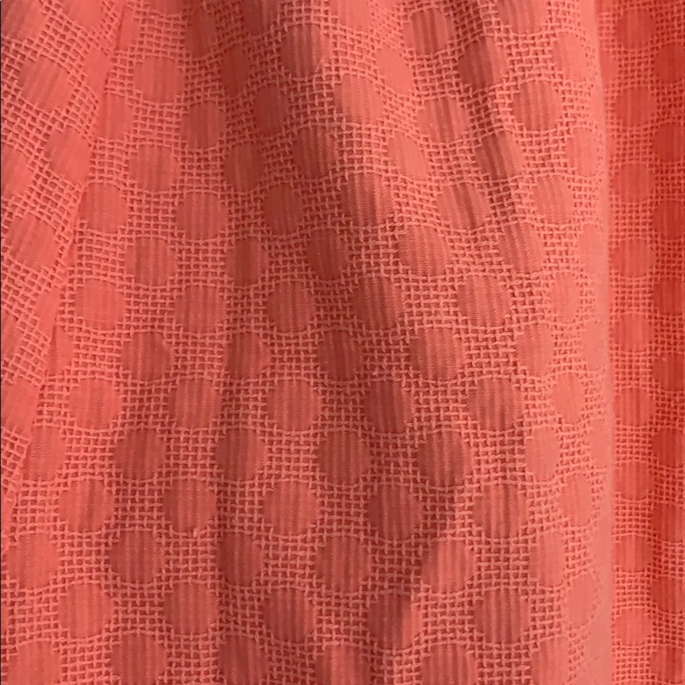 Off the Shoulder Salmon Dress - Picture 2 of 3